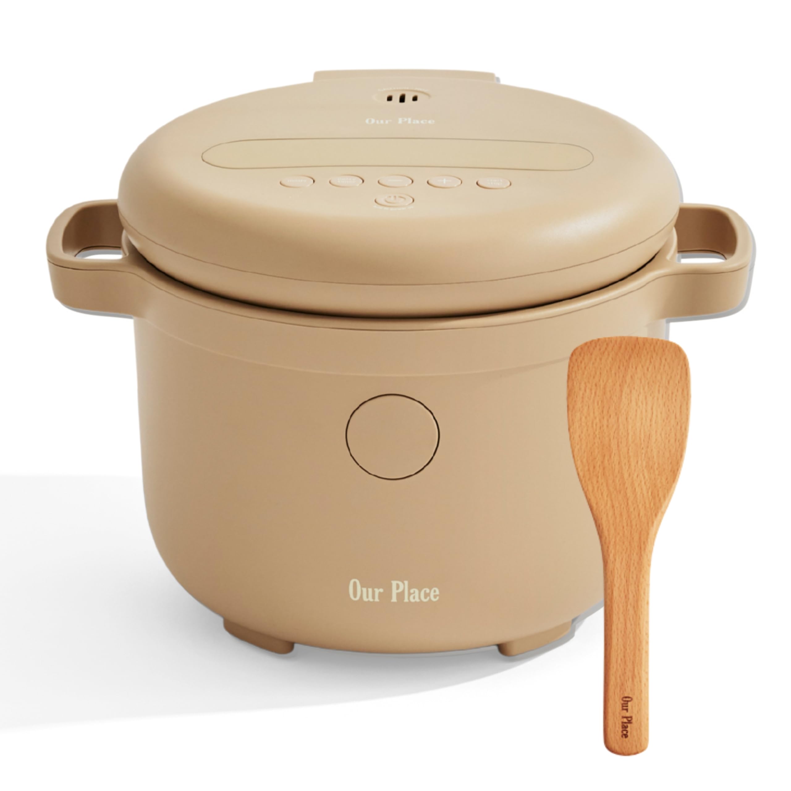 Our Place Rice Cooker | 6-Cup Compact Rice Cooker with Ceramic Nonstick Inner Pot | Fuzzy Logic Multi-Cooker for White & Brown Rice, Oatmeal & Grains | Delay Timer & Auto Keep Warm | Steam - 2