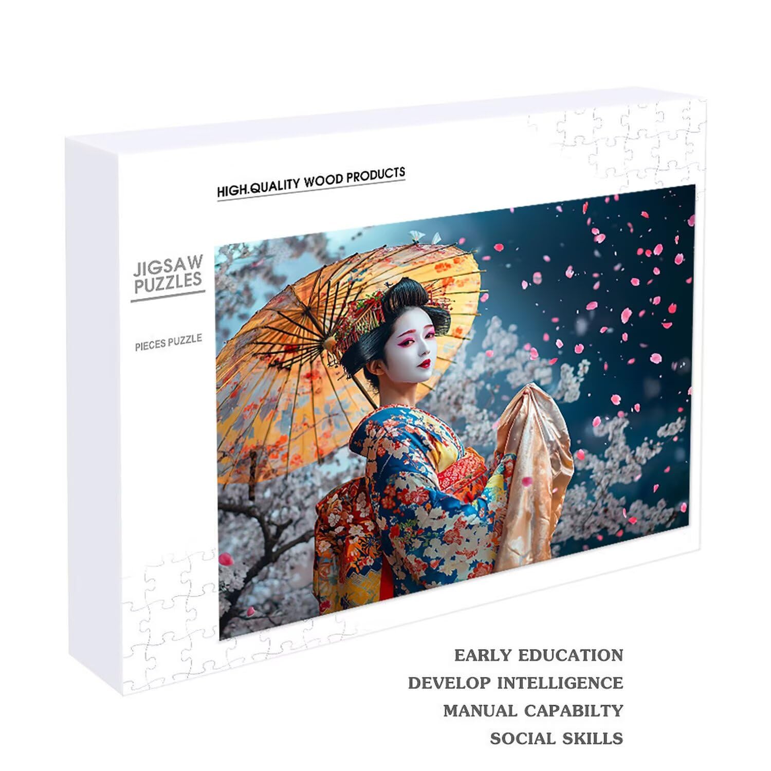 Geisha Donna - Puzzle 6000 Pezzi per Adulti - Puzzle fai da te, Intrattenimento Creativo, Arte Moderna, Puzzle Classico per Adulti e Ragazzi dai 12 anni, Idea Regalo Uomo e Donna 179x105cm a-891