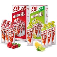 HIGH 5 Energy Gel Variety Bundle | Citrus & Berry Flavors | 6 Pack Each 12 Total Energy Gels | Gluten-Free Sports Nutrition for Running, Cycling & Endurance