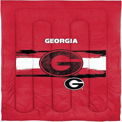 Miniatura 2 de NORTHWEST NCAA Georgia Bulldogs - Juego de edredón y funda de almohada FullQueen