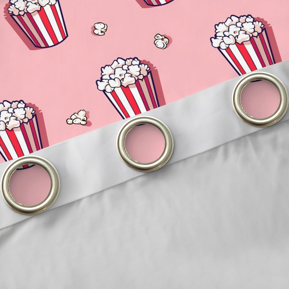 Homemissing Popcorn FüR Kids Adults Vorhänge 260x140cm Erwachsene Kinder