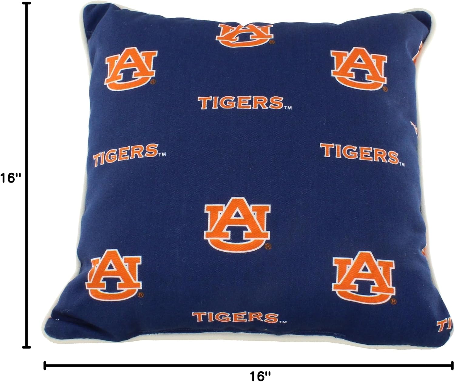 College Covers Auburn Tigers Outdoor Decorative Throw Pillow, 16" x 16"