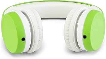 Nenos Wired Children's Headphones Kids Over Ear Headphones Volume Limited Foldable (Green)