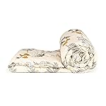 Livpure Smart Microfiber All Weather Reversible Comforter, Beige-Colour, Floral Bouquet Pattern,Double Size 100 GSM| TC – 100