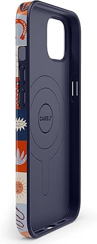 Miniatura 8 de Casely Funda para iPhone 13  Compatible con MagSafe  Dirt Road Chic  Funda bohemia Western Squares