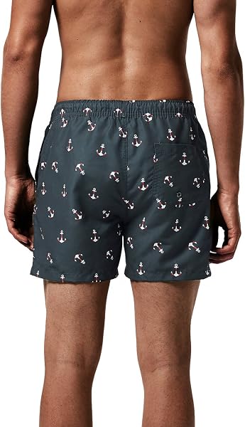 MaaMgic Pantaloncini da Bagno da Uomo Asciugatura Veloce Costume da Bagno per Surf sulla Spiaggia Multi-funzioni Allenamento casa con Fodera in Mesh con Fodera in Mesh - 2