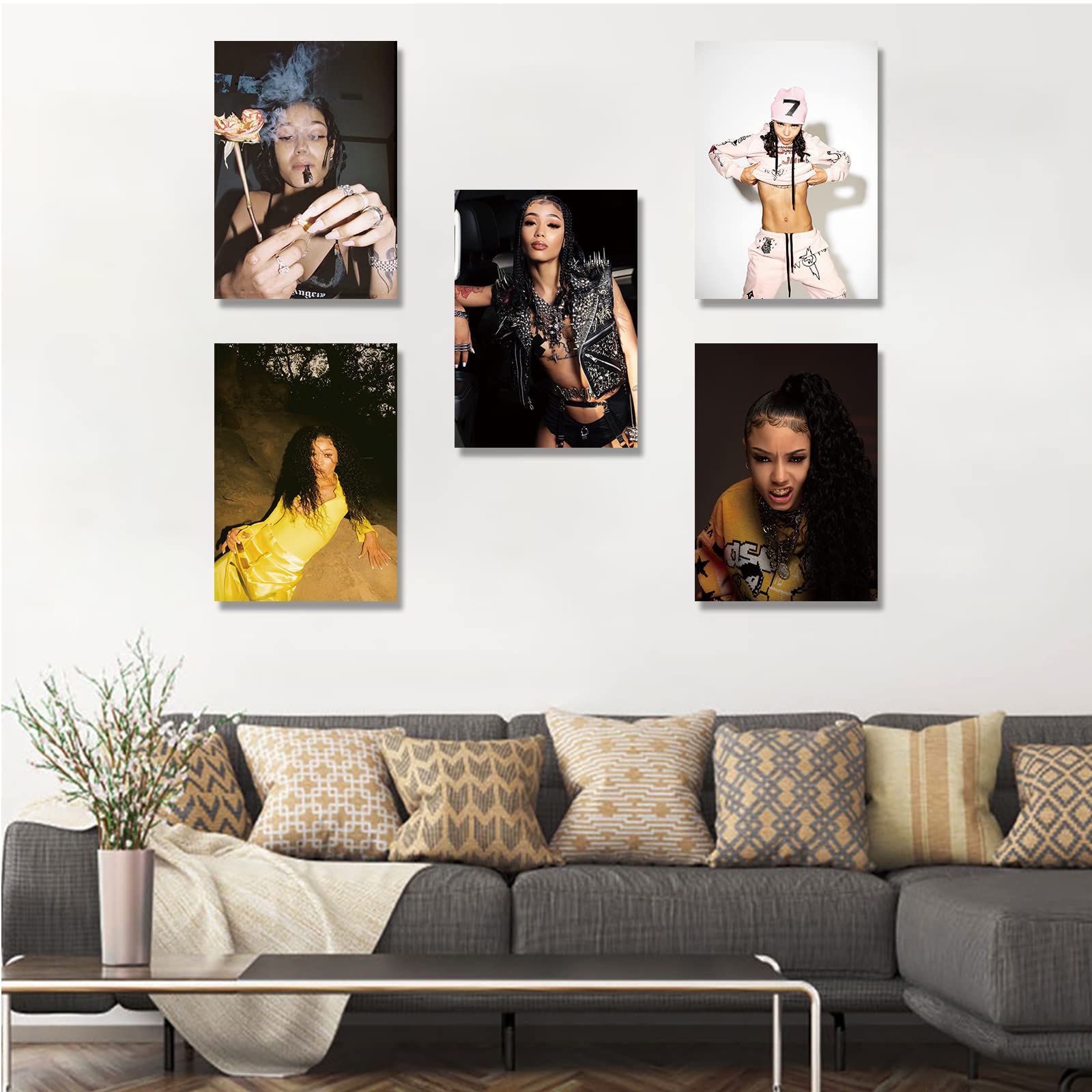 ポスター 額縁付き ラッパー アート 4枚セット ポスター 額縁付き