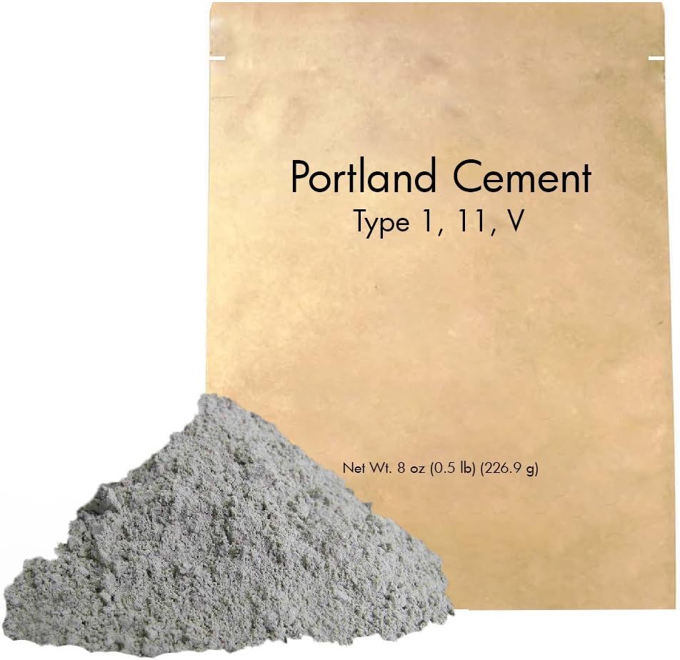 Portland Cement (8 oz.) Eco-Friendly Packaging, Sulfate Resistant, Low Hydration Heat, Type I, II, V