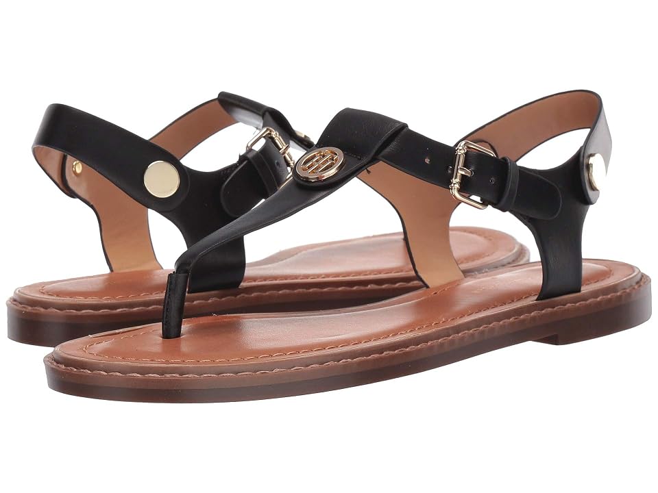 Tommy Hilfiger Bennia Women's Shoes Black LL : 7 M, Manmade