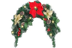 37.4 Inch LED Christmas Mailbox Decoration Garland