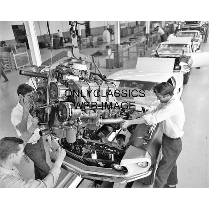 Buy OnlyClassics 1969 Ford Assembly LINE Photo BOSS Mustang 429 V8 HOT
