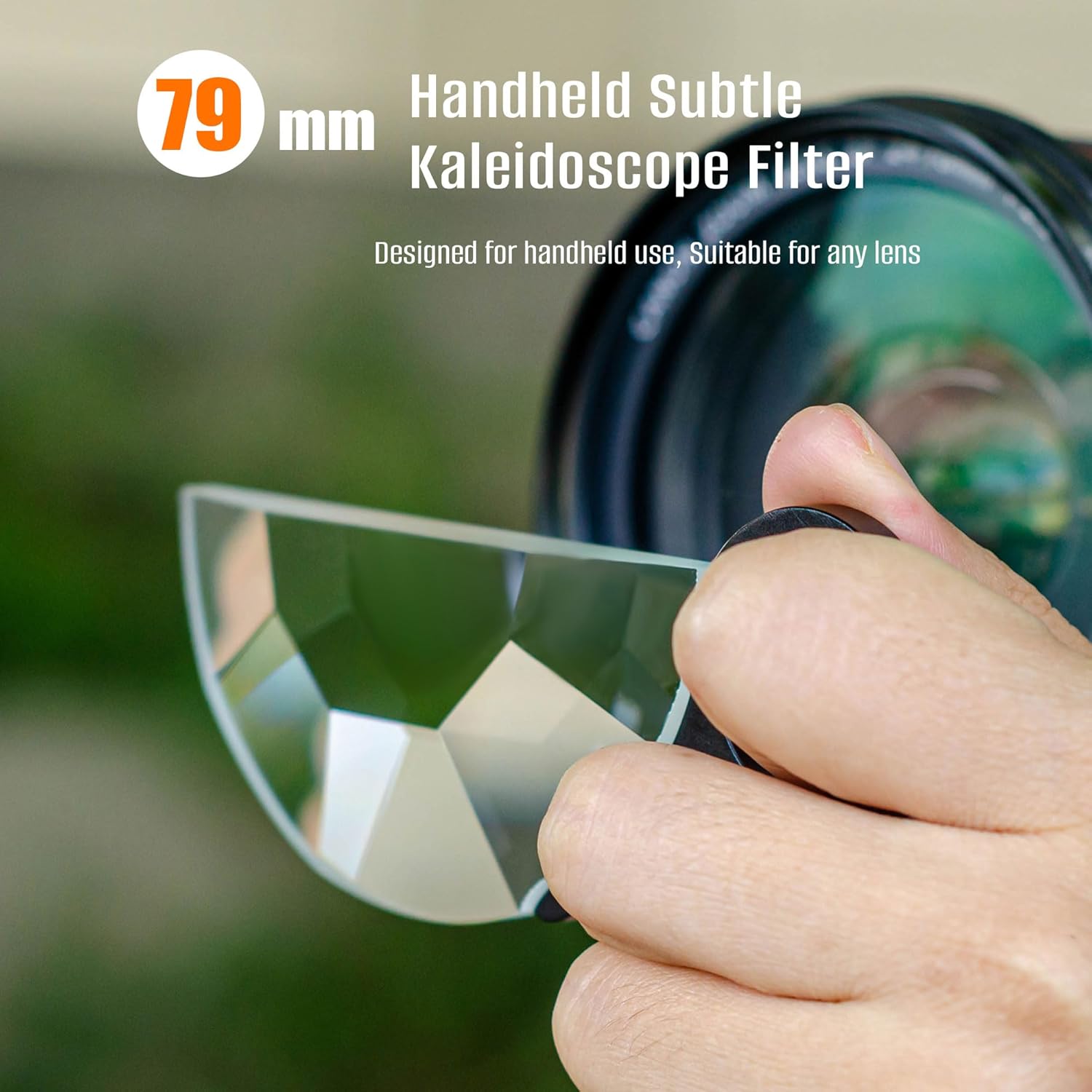 79mm Handheld Kaleidoscope Split Diopter Effects Filters Bundle