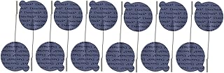 Dura Stick Plus 2" Round Electrodes - 12 Electrodes - Blue Foam Sticky Pads