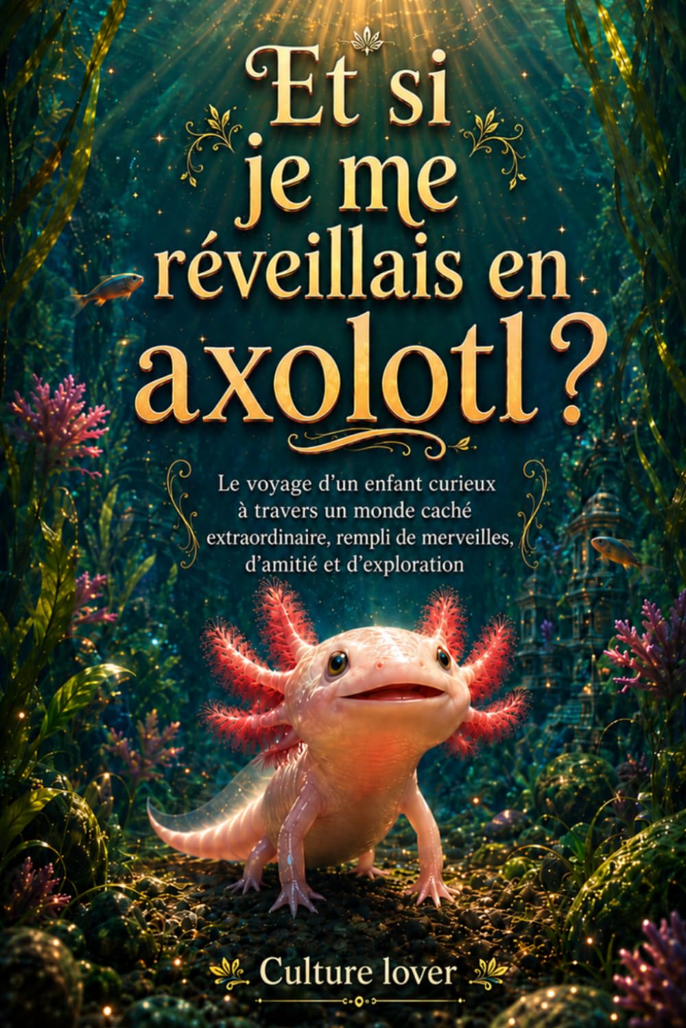 Et si je me réveillais en axolotl ?: Le voyage d’un enfant curieux à travers un monde caché incroyable, rempli d’émerveillement, d’amitié et d’exploration