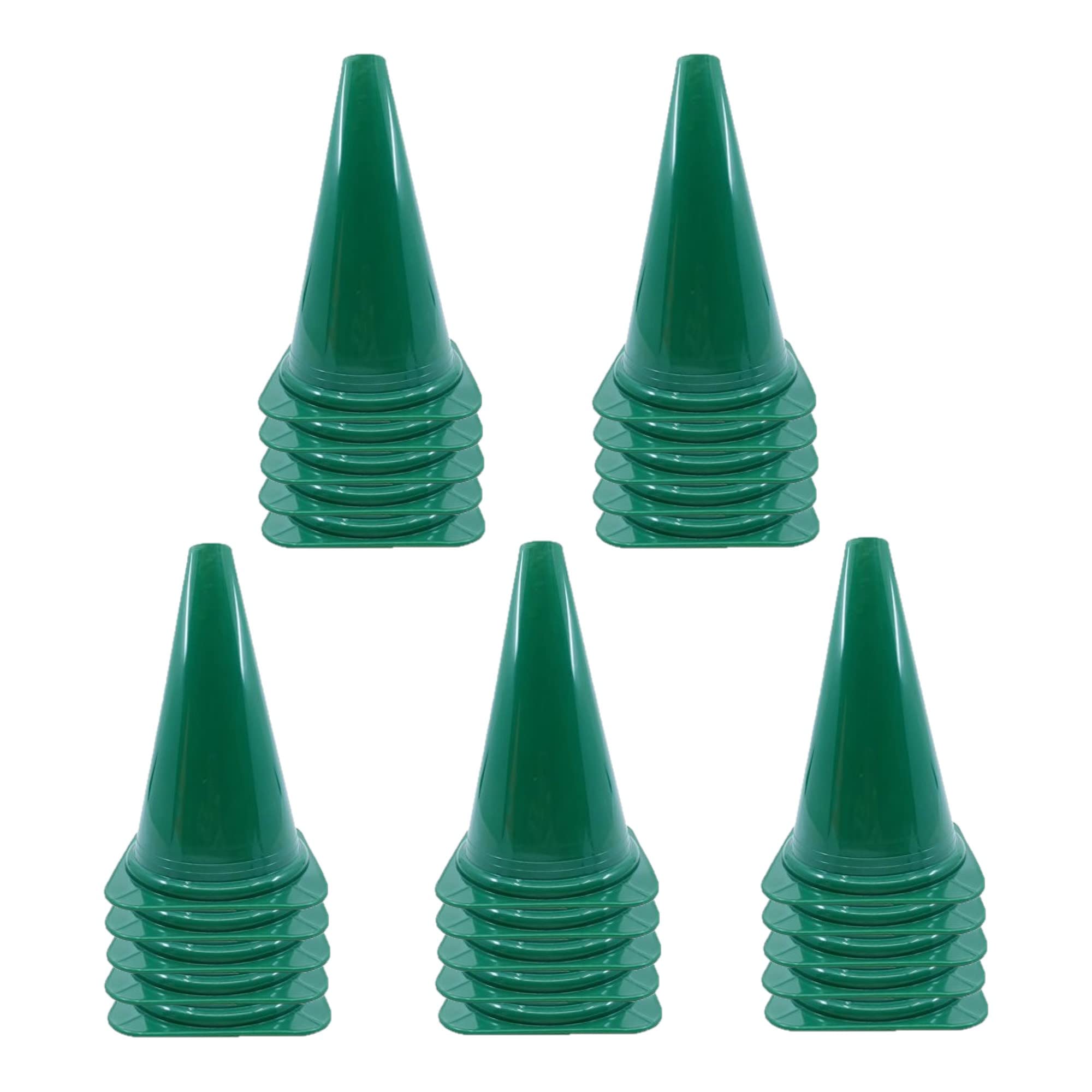 PRISP Vinyl Multi Purpose Cone - Light Indoor and Outdoor Marker, Set of 25