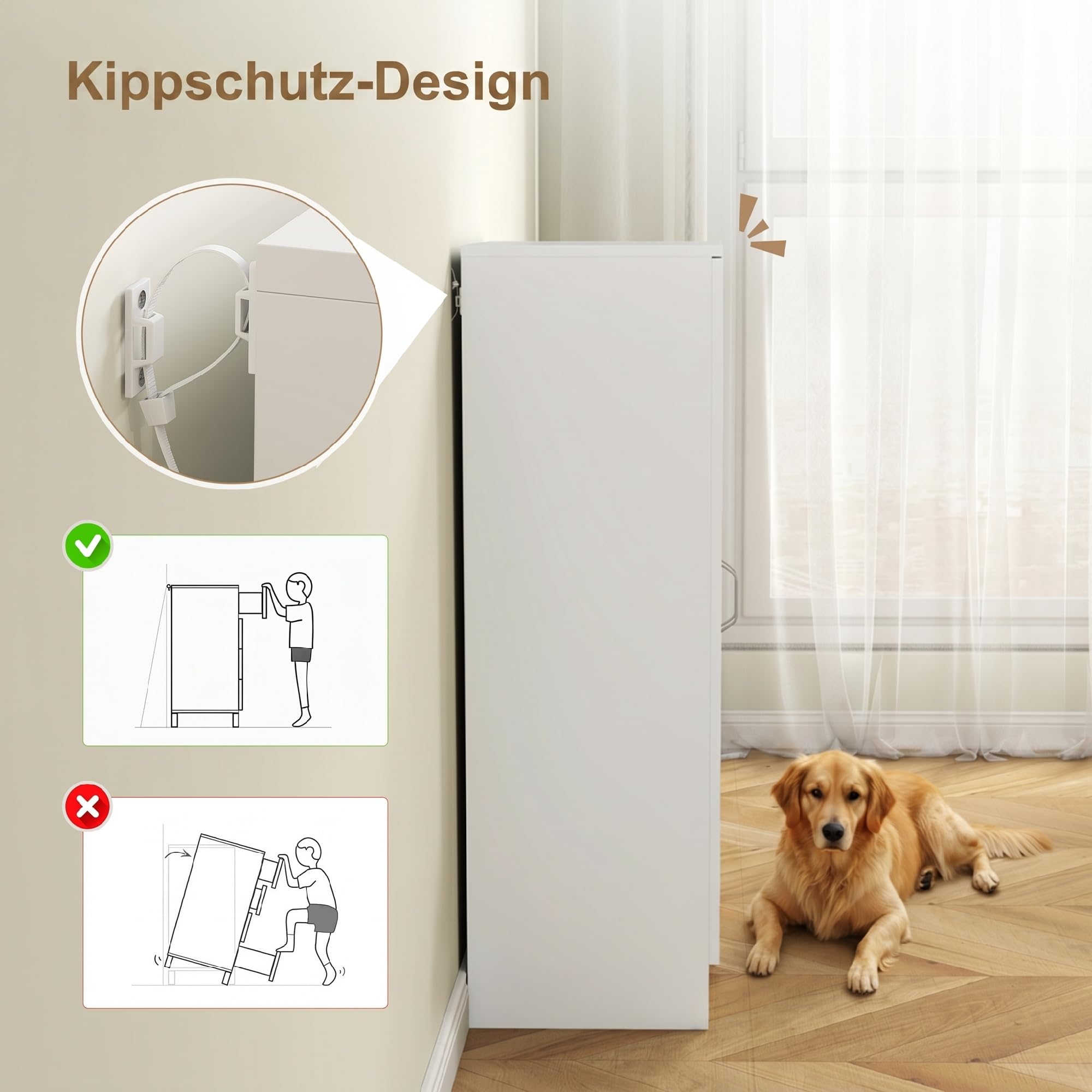 HOMCOM Schuhschrank mit 2 Türen, Schuhregal, Schuhaufbewahrung mit 6 Verstellbaren Ablagen Schuhkommode mit Soft-Close-Funktion für 21 Paar Schuhe 70 x 35 x 108 cm, Weiß