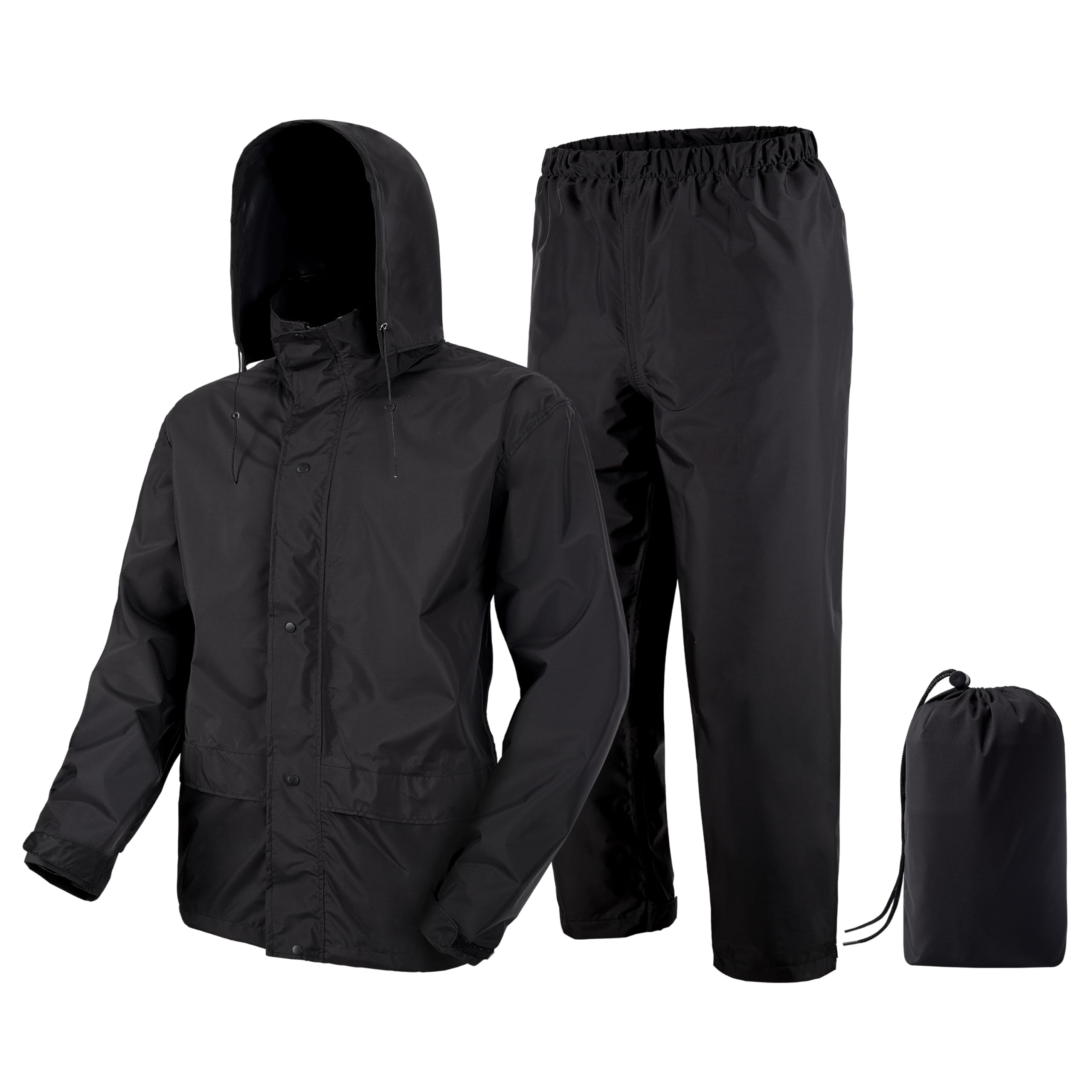 Rain Suit, Rain Gear for Men Waterproof, Camo Rain Jacket, Lightweight Rain Coat