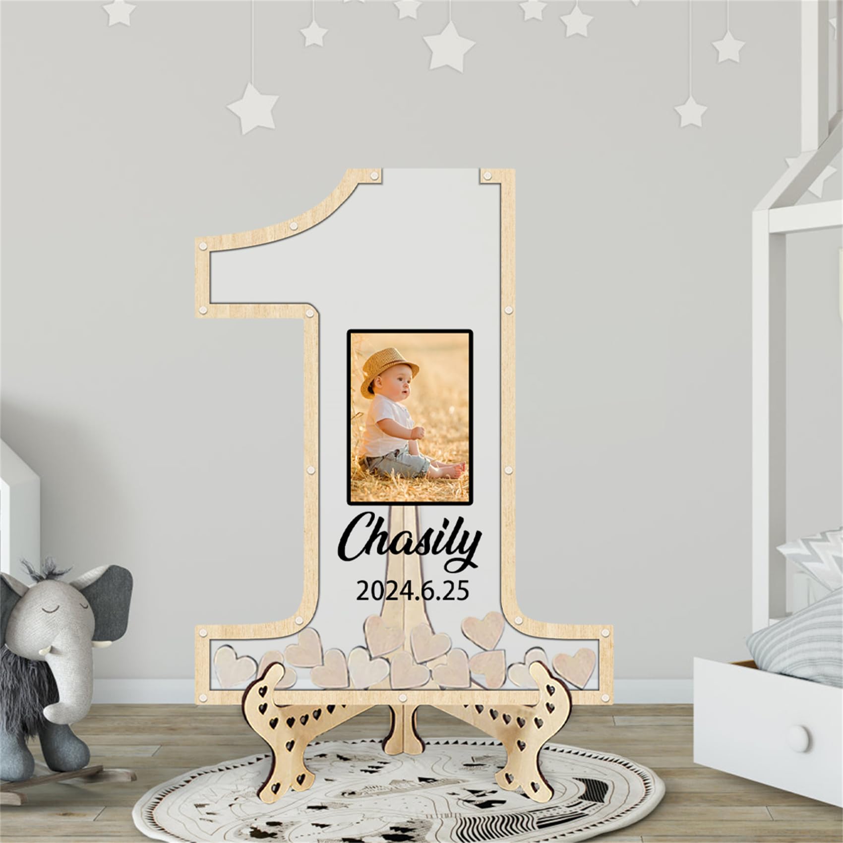 Livre d'or pour fête prénatale | 40 pages souvenir de nouveaux parents