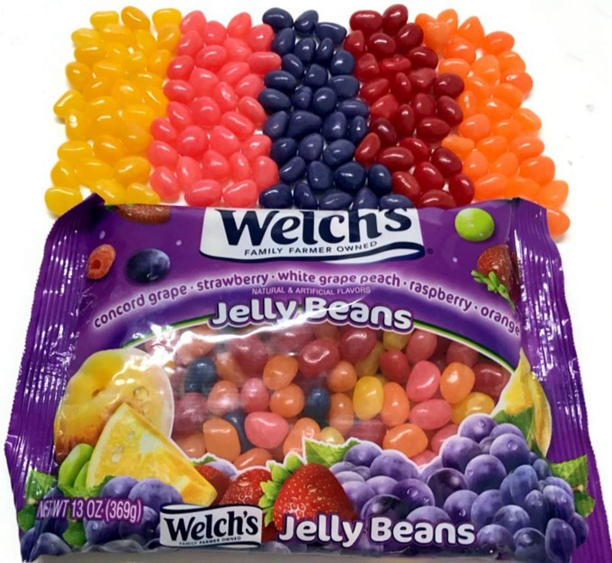 Frankford Welch's Jelly Bean Bag, 13 oz, (Pack of 1) : Grocery & Gourmet Food