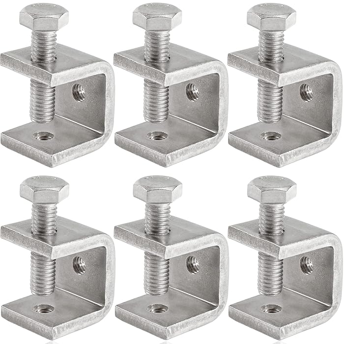 Buy Foxwake Mini C Clamps Stainless Steel 0.83 Inch for Working, Heavy