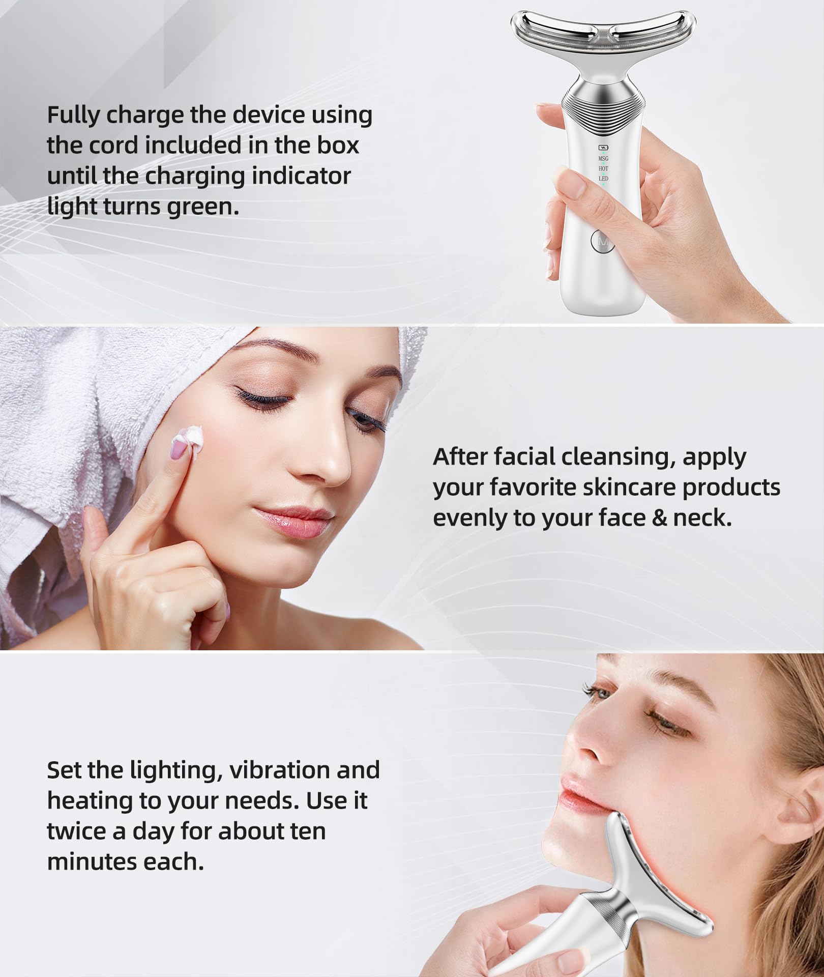 Amazon.com: Dopsikn 9-in-1 Red-Light-Therapy-for-Face-and-Neck