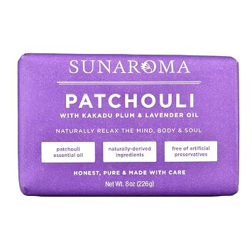SUNAROMA Soap - 8.5oz Patchouli Lavender