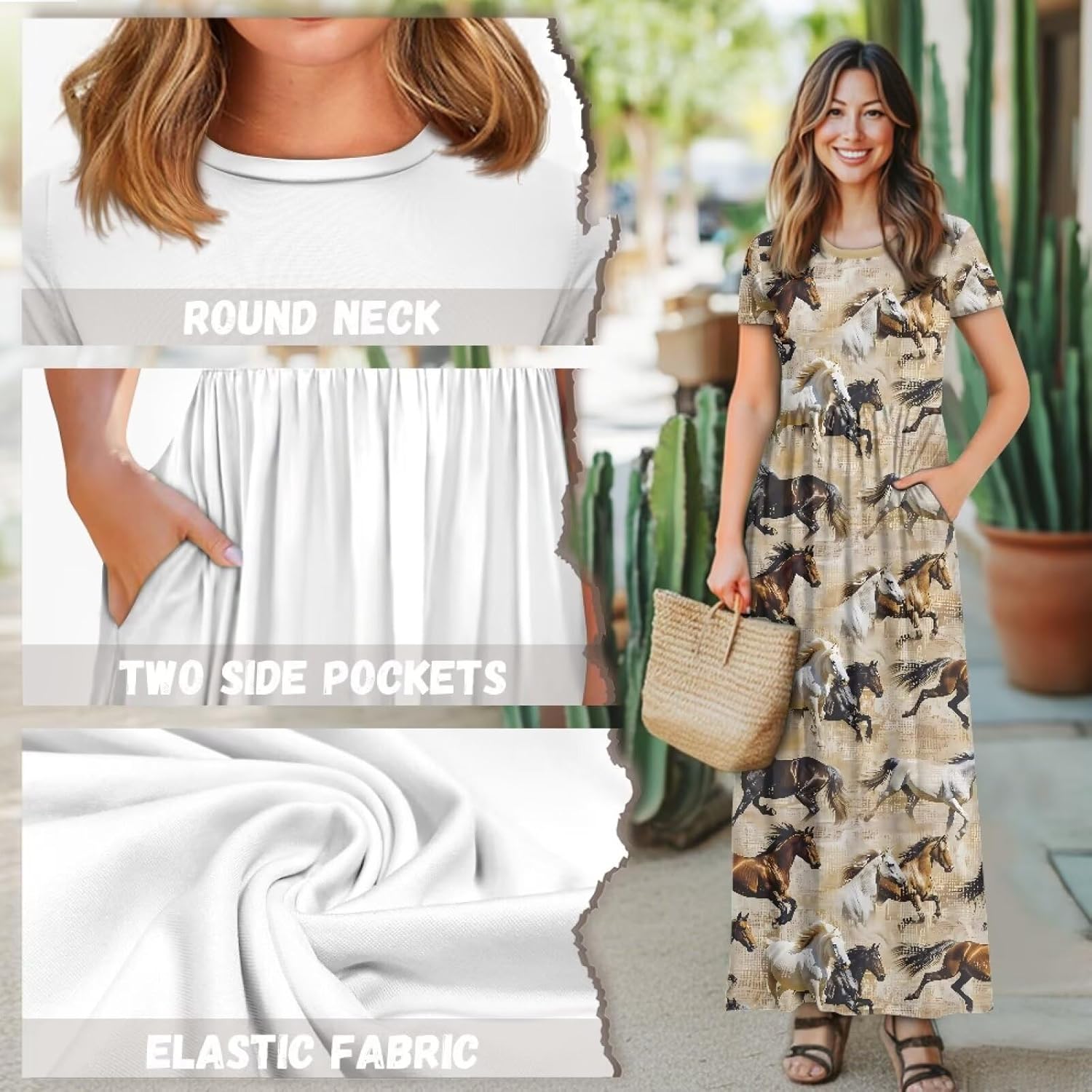 Aztec Dresses,Womens Western Wear,Tribal Print Dress,Vacation Print Dress,Short Sleeve,s-4xl