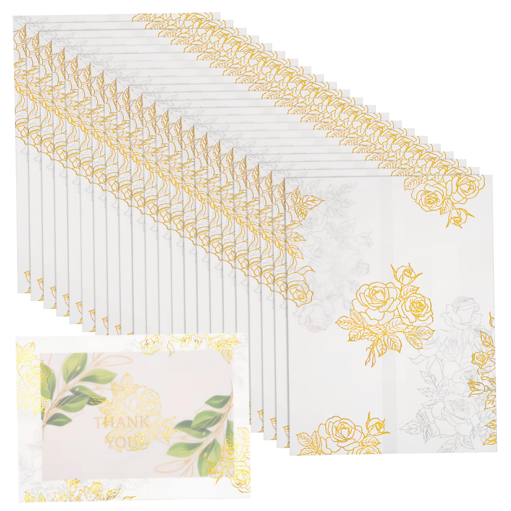 DOITOOL 50piezas Sobres Para Invitación Fundas Para Sobres Transparentes Para Invitaciones