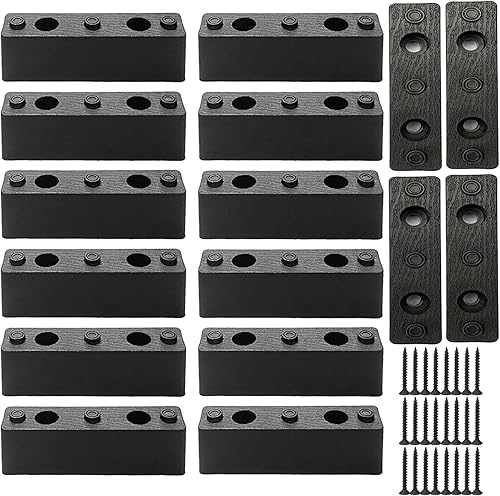 CCCAIZXY 16 patas de muebles de 4.7 pulgadas, estilo moderno, de plástico, patas de sofá, patas de silla, patas de repuesto con 32 tornillos para el