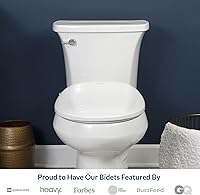 Vista 12 de Bio Bidet BB500 Heated Electric Bidet Seat with Warm Water Wash, Night Light, Low Profile Design, Elongated