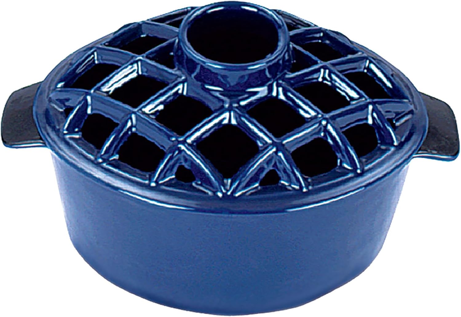 Blue Lattice Top Steamer