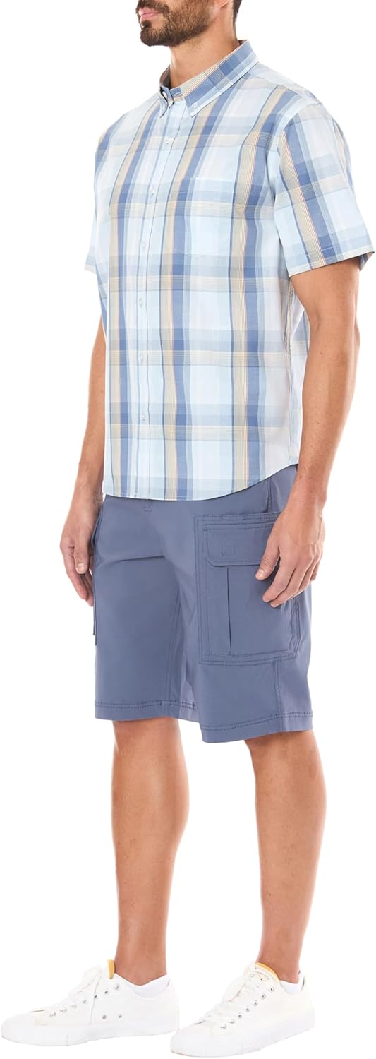 Smith's Workwear Men's Short Sleeve Cotton One-Pocket Shirt - Image 5