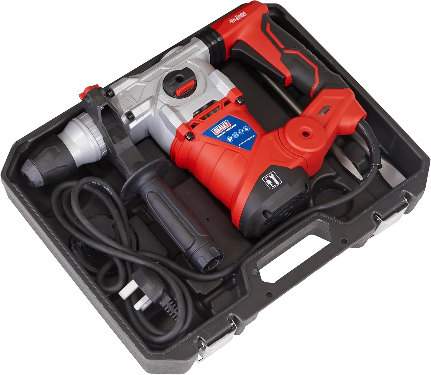 Sealey SDSPLUS32 32mm SDS Plus Rotary Hammer Drill 1500W/230V