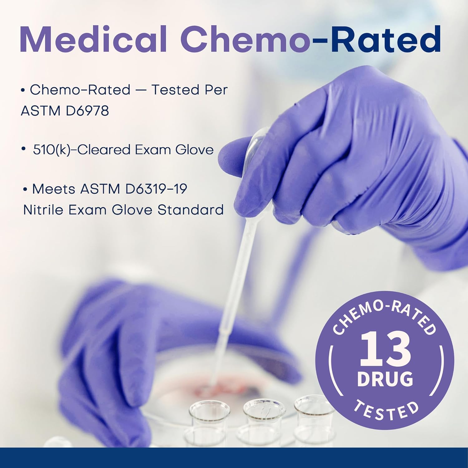 Medical Soft Max™ Nitrile Disposable Gloves, 200 Ct Latex-Free Powder-Free Chemo Rated Food Safe Cleaning Exam Glove - Image 4