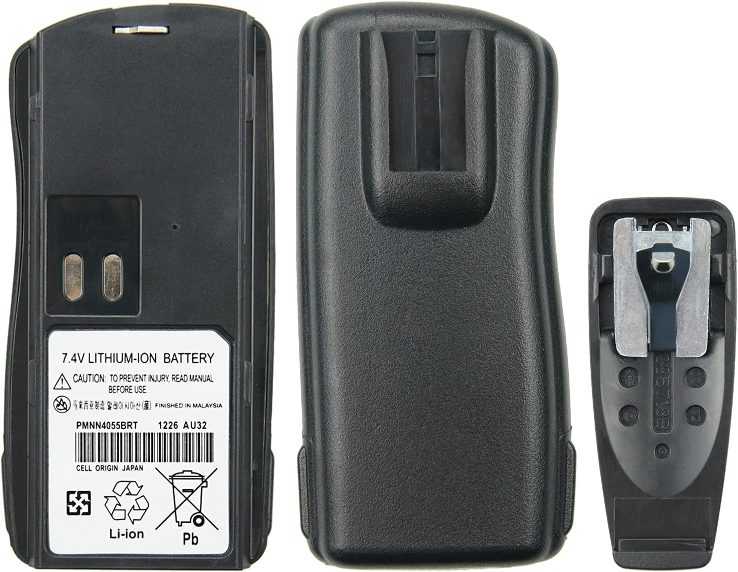 7.4V 2000mAh PMNN4055BRT Li-ion Battery for CP125 AXU4100 AXV5100 BC120 GP2000 GP2000s GP2100 P020 SP66 VL130 Two Way Radio Replacement Battery