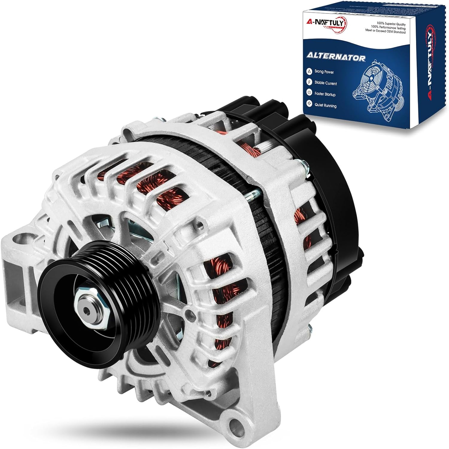 A-NAFTULY High Output Alternator 150A Direct Replacement for Chevrolet Impala (2012–2016)