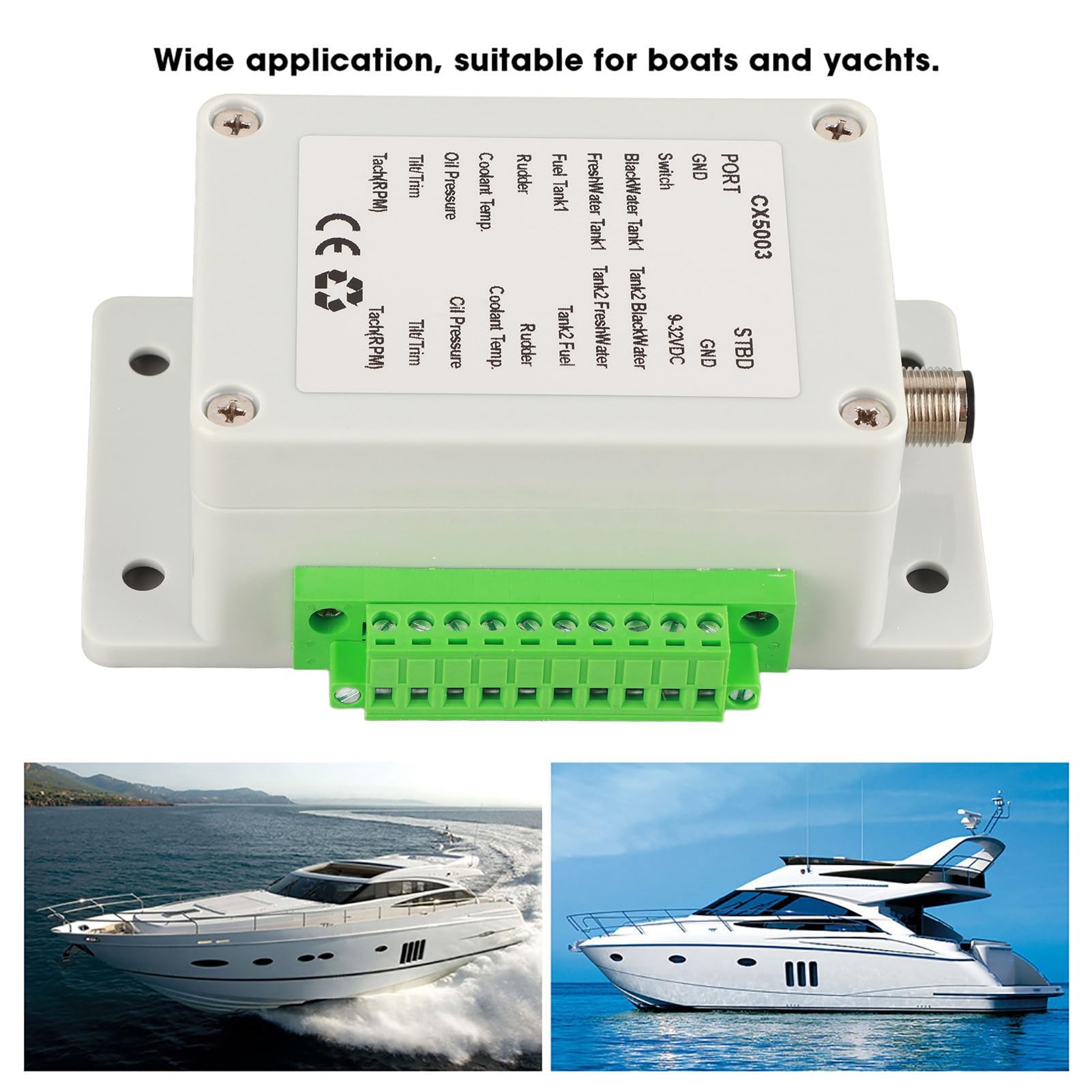 Convertitore NMEA2000 Impermeabile IP67 per Imbarcazioni Yacht Marine
