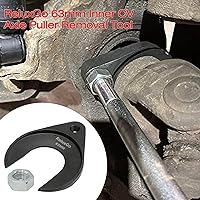 Vista 3 de Herramienta de extracción de eje CV interno de 63mm con tuerca, accesorio de polea de eje de transmisión delantera, se ajusta a martillos