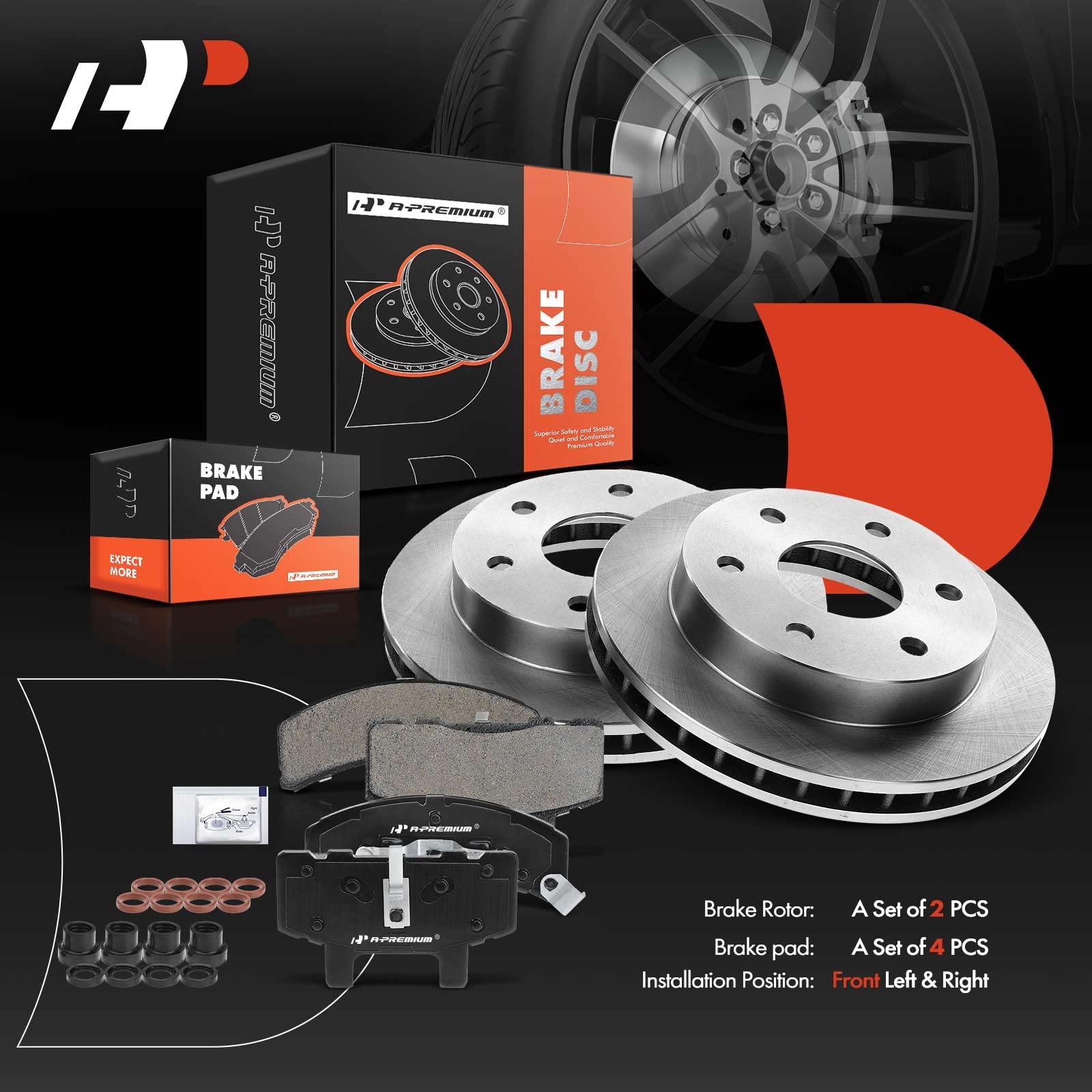 EBC Premium Front Rotors (295x33mm) | 99-01 Cadillac Escalade 5.7 main image 1