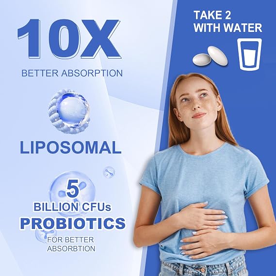 Liposomal Calcium AKG Supplement 1500mg with Vitamin D3 K2 for Women Men