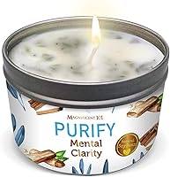 Vista 9 de MAGNIFICENT 101 Vela de aromaterapia para bendición del hogar de larga duración - Vela de salvia para aroma de amor y risa - 6 oz - 35 horas