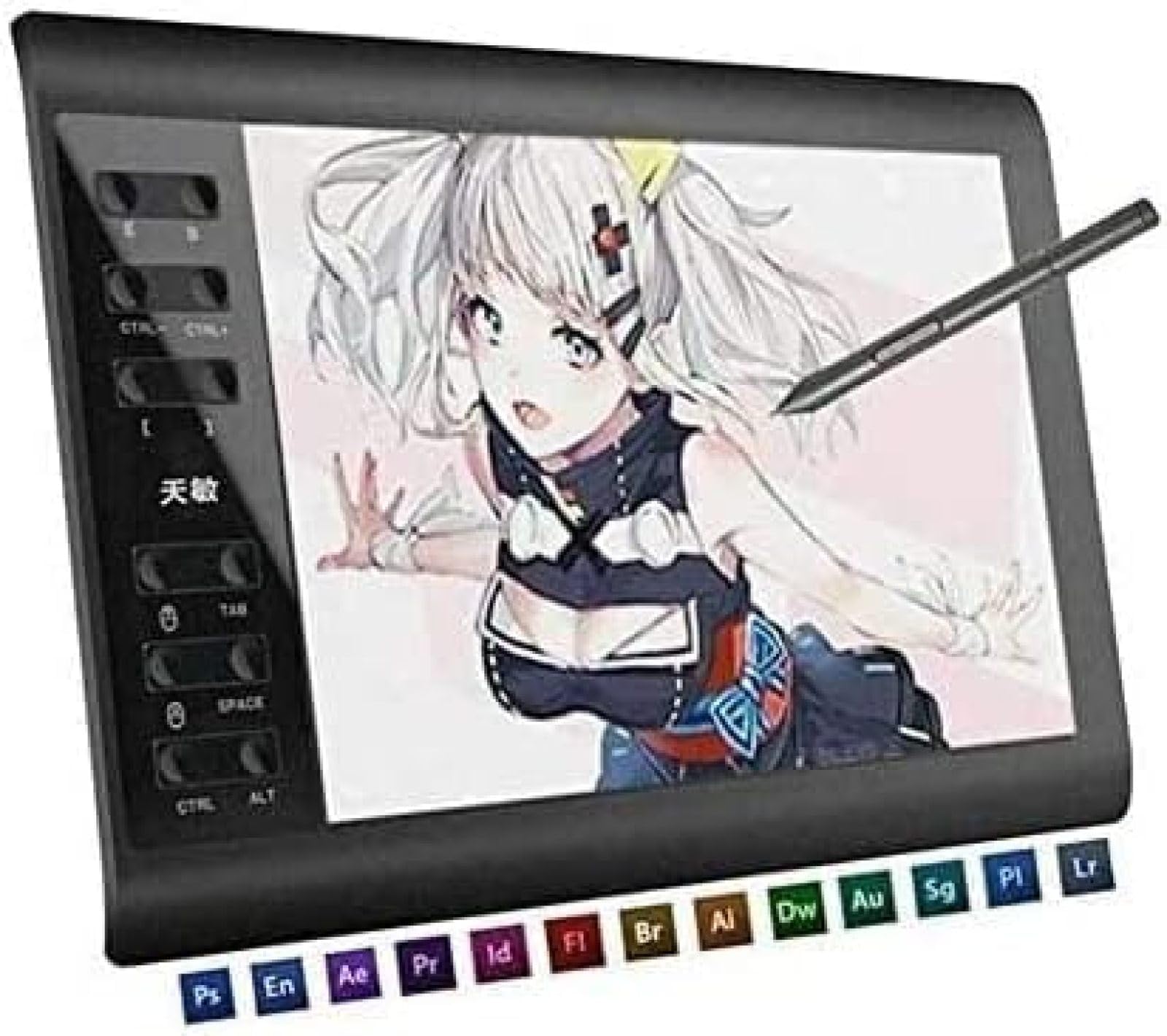DIE LCD Writing Tablet With Stylus, Digital Ewriter Electronic Graphic Drawing Tablet, Can Be Connected To Mobile Phone Hand-Painted Tablet Computer Drawing Board,Constructive23