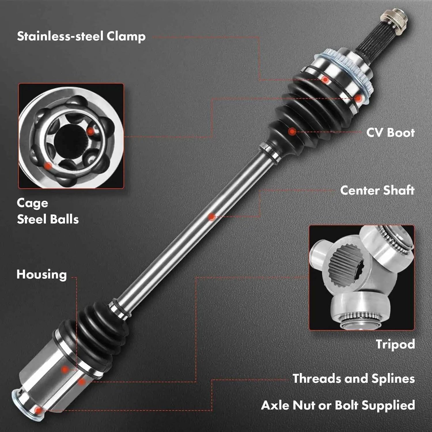 31607619657 フロント左 CV アクスルシャフトアセンブリ ため F25 X3