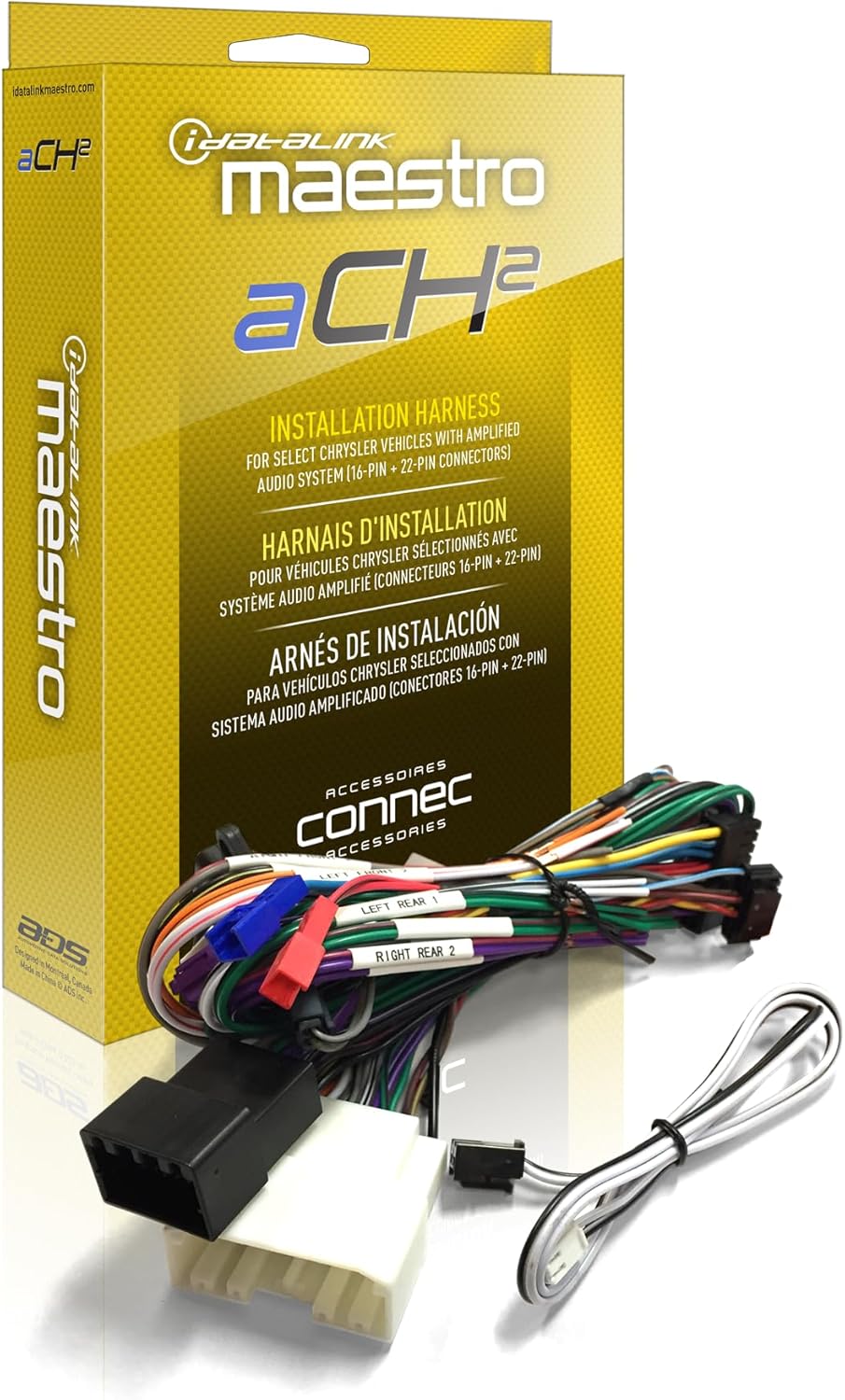 Maestro HRN-AR-CH2 Plug and Play Amplifier Harness for Chrysler, Dodge, Jeep Vehicles