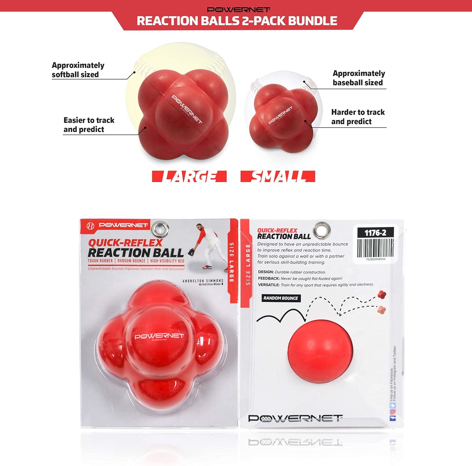 Buy Andrelton Simmons Reaction Balls 2021 Improve Reflex