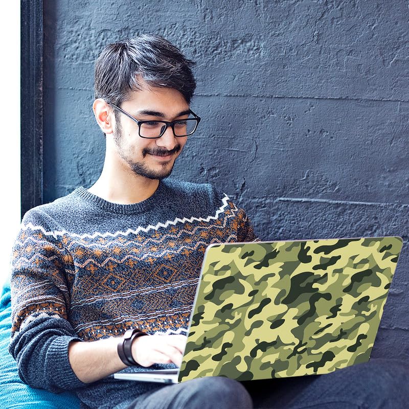 Image of Galaxsia Camouflage /Army D5 Full Body Vinyl Laptop Skin /Sticker /Cover Upto 15.6 Inches Laptops Laminated-Removable-HD Quality Compatible for Hp-Dell-Sony-Lenovo-Asus etc.(15x10 Inches)
