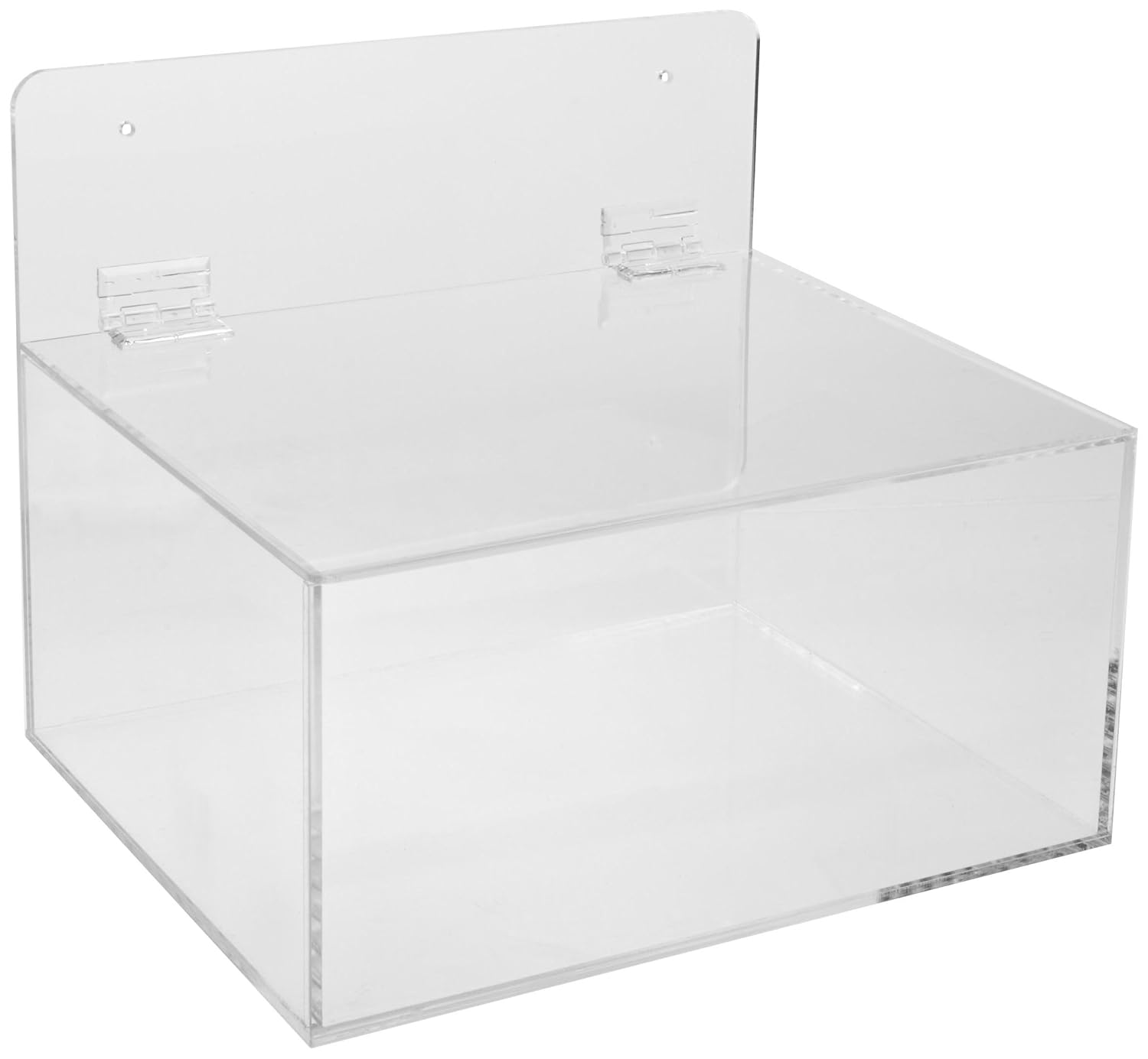 Brady MPPE Plastic Acrylic Miscellaneous Dispenser, Clear, 11-1/2" W, 9-1/2" D, 9-1/2" H
