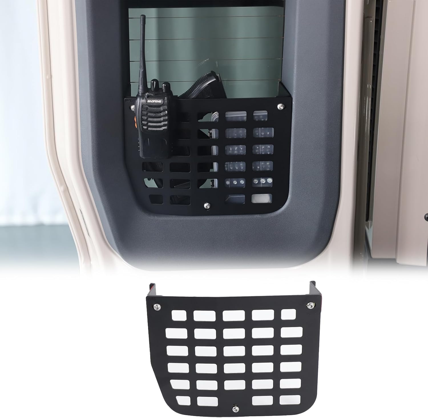 Trunk Cargo Rack Rear Window Modular Panel Organizer Shelf Compatible with INEOS Grenadier 2020-2025 Tailgate Camping Luggage Holder Carrier