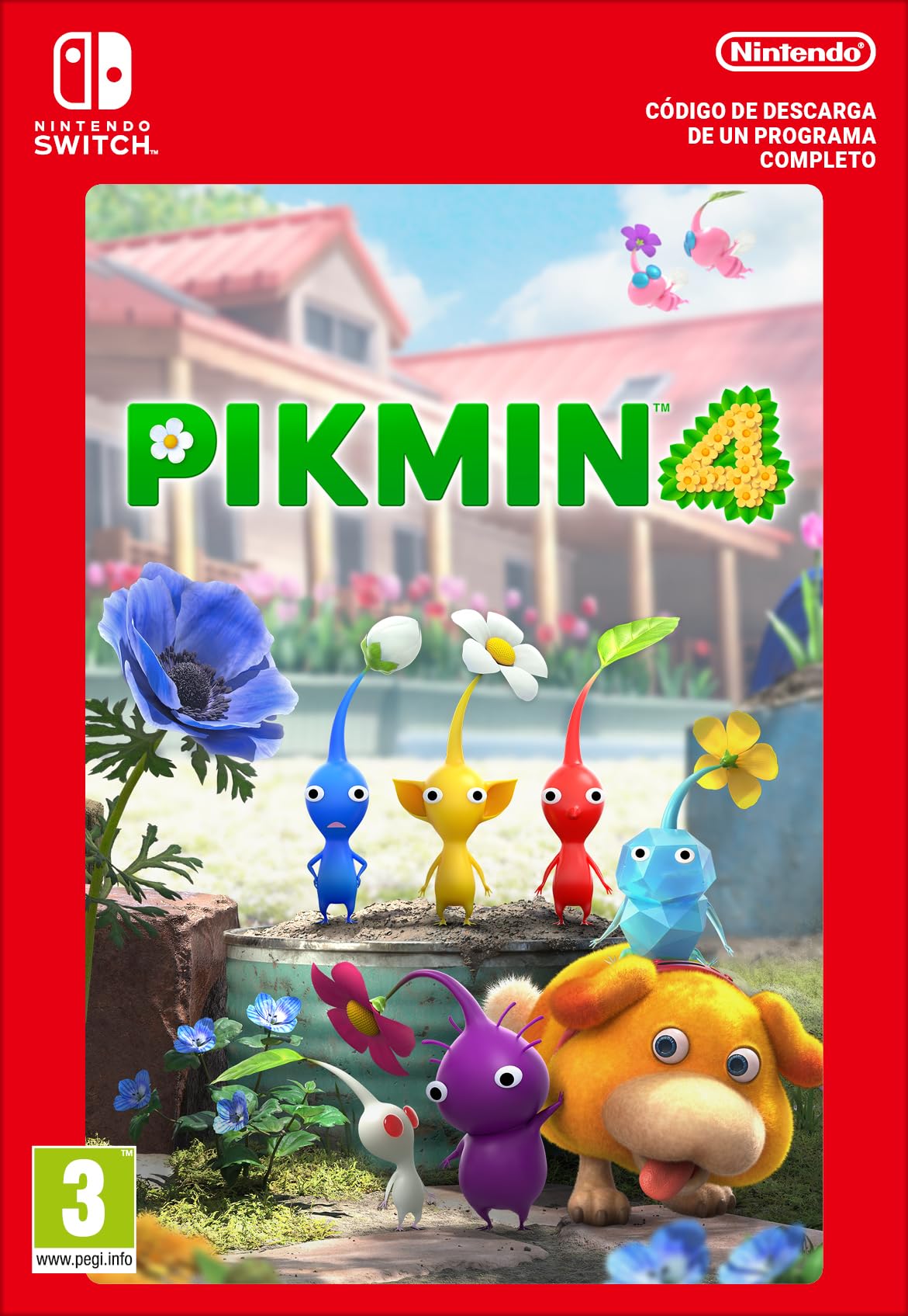 Pikmin 4 Nintendo Switch Código sin cartucho para evitar pérdidas 8