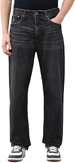 U.s. Polo assn. Denim co. Men's Logan Loose Straight fit Black Jeans Price In India
